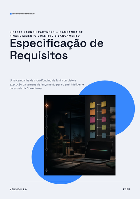 A finished requirements document rendered in a movimento look