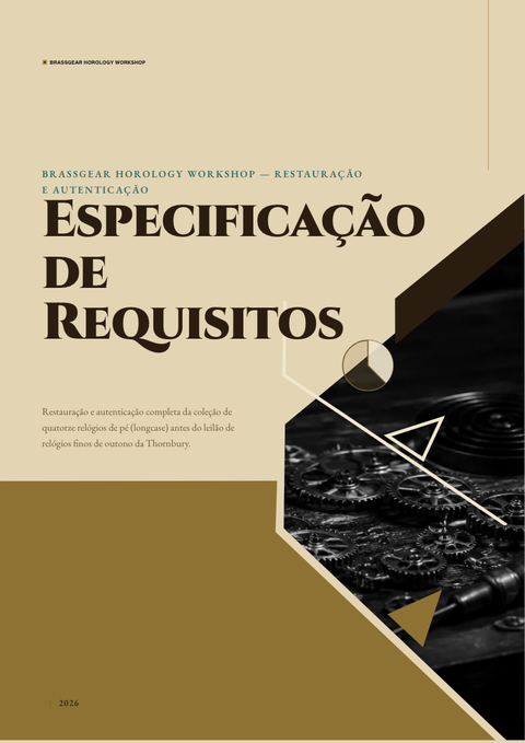 A finished requirements document rendered in a escuro look