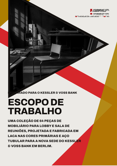 A finished scope of work rendered in a retrô look