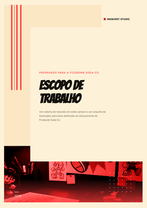 A finished scope of work rendered in a ilustrado look