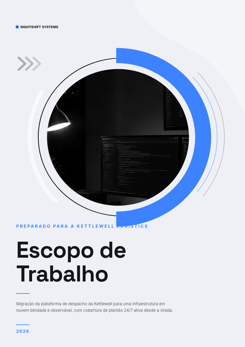 A finished scope of work rendered in a escuro look