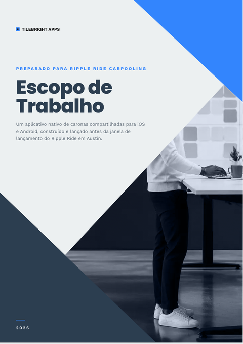 A finished scope of work rendered in a flat & minimalista look