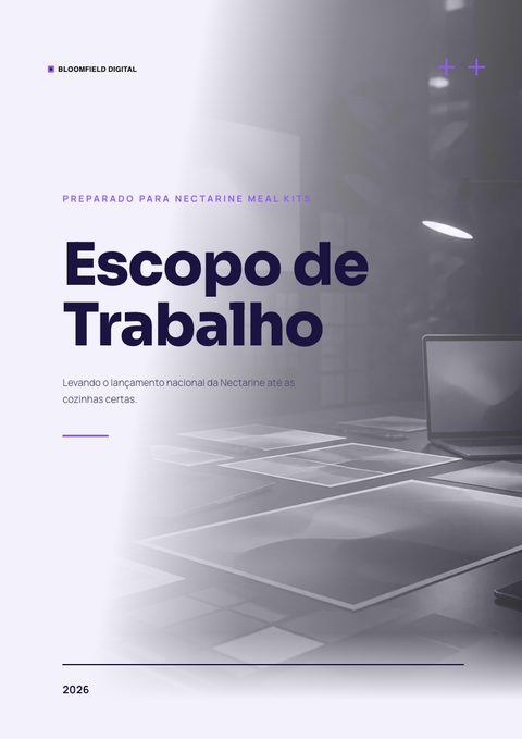 A finished scope of work rendered in a gradiente look