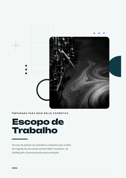 A finished scope of work rendered in a gradiente look