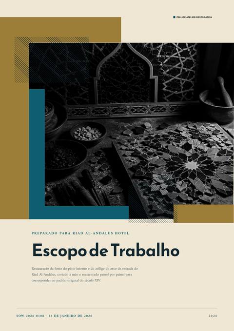 A finished scope of work rendered in a cultural look