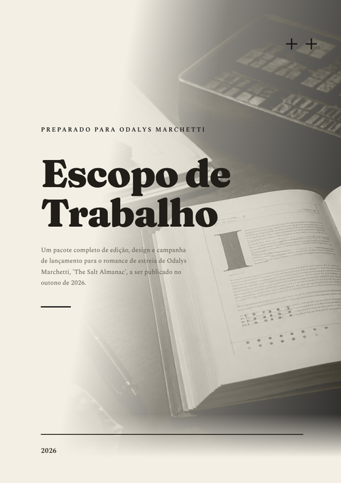 A finished scope of work rendered in a tipográfico look